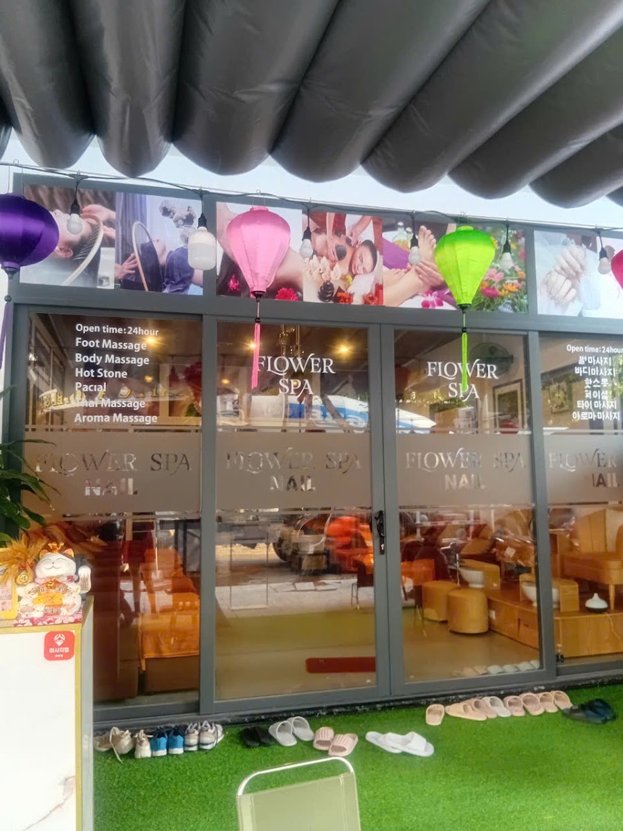 Flower Spa Nail 마사지, 스파, 샴푸, 네일( Foot Body massage-Samppo-Nail-Eyelash)